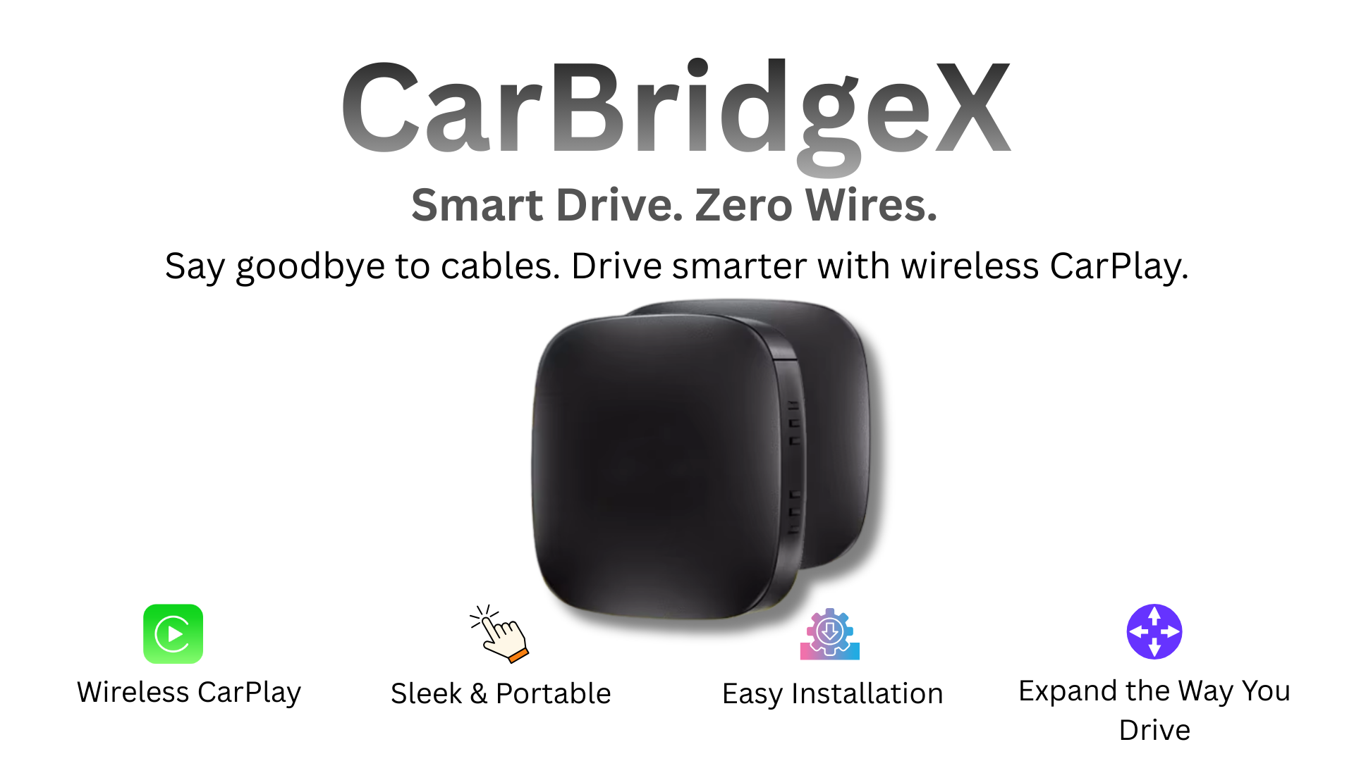 CarBridgeX Wireless CarPlay Adapter - Image 2